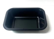 Load image into Gallery viewer, Black CPET 600ml Food Tray Container Single Compartment