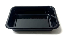 Load image into Gallery viewer, Black CPET 500ml Food Tray Container