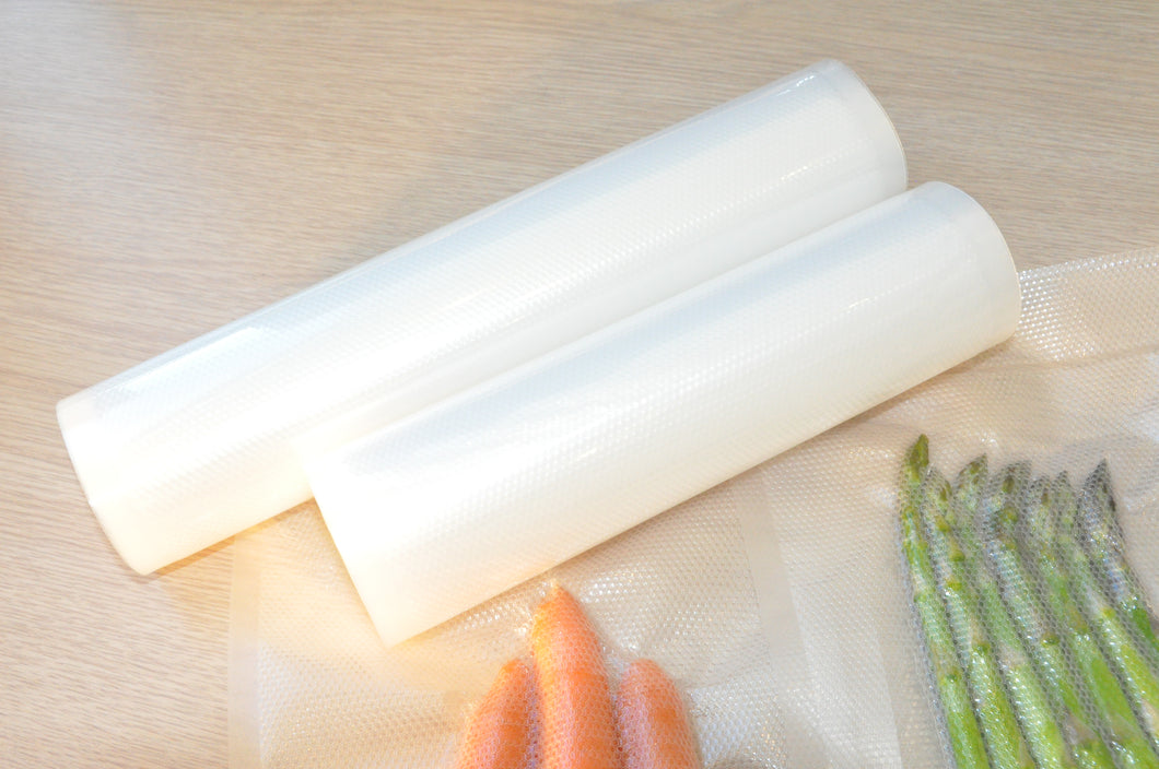 Our 150mm & 250mm wide vacuum sealer rolls allows you to make different size vacuum sealer bags without having to buy too many food saver rolls.