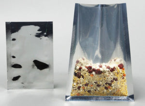 Myler Bags Clear (front) & Alumunium Foil (back)