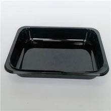 Load image into Gallery viewer, CPET Black Food Tray Container 800ml